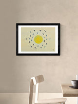 Next East End Prints Black Fly Away With Me Wall Art Print by Merel Takken- Buy online at McGrocer
