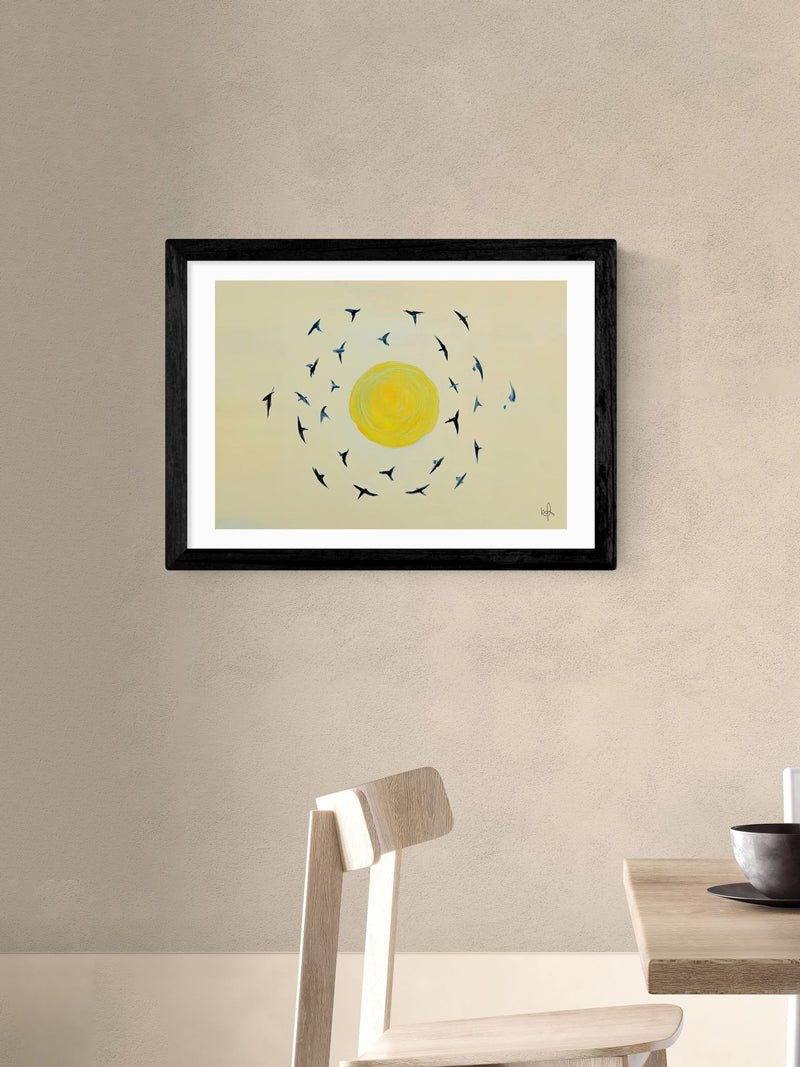 East End Prints Fly Away With Me wall art print, imported from the UK