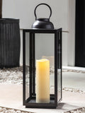 Lights4fun large slate grey garden lantern, UK version