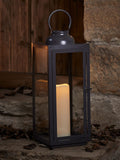 Lights4fun large slate grey garden lantern, UK version