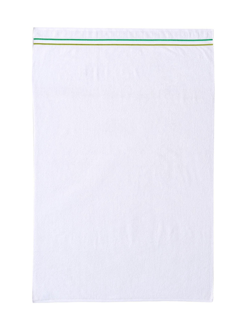 Designers Guild Astor bath towel emerald green 125x70cm, imported from the UK