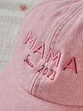 Made Yours personalised vintage pink mama cap, UK version