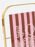 Oliver Bonas gold curved glass picture frame 4x6, UK version