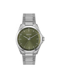 HUGO watch green dial stainless steel bracelet 41mm (British brand)