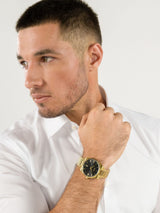 Next BOSS Cheswick Gold Tone Analogue Watch- Buy online at McGrocer
