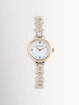 Next Coach Stainless Steel and Gold Plated Iris Two Tone Bracelet Watch, 22mm- Buy online at McGrocer