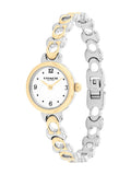COACH Iris two tone watch 22mm, imported from the UK