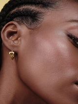 Next Olivia Burton Gold Tone IP Kindred Interlink Heart Hoop Earrings 13mm- Buy online at McGrocer