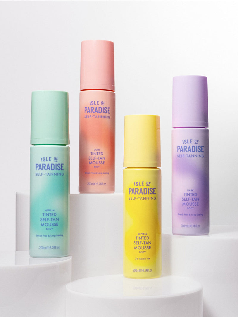 Isle of Paradise express self tan mousse 200ml (British brand)