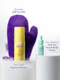 Isle of Paradise bronzed bestsellers self-tan set 100ml and 10ml - British product