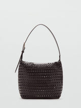Next Mango Brown Open Weave Shoulder Bag- Buy online at McGrocer