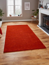 Next Think Rugs Terracotta Kasbah Modern Wool Rug- Buy online at McGrocer