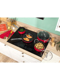 Russell Hobbs Red Riviera 4-piece pan set (British brand)