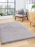 Think Rugs grey super teddy shaggy rug, imported from the UK