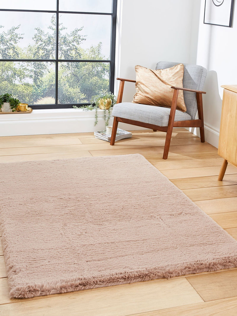 Think Rugs Super Teddy plain shaggy rug, imported from the UK