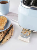 Salter blue retro 4-slice toaster with wide slots - British brand