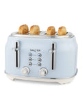 Salter blue retro 4-slice toaster with wide slots - British brand