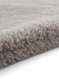 Think Rugs Super Teddy shaggy rug in silver - British product