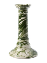Next The Conran Shop Green Wardour Earthenware Candlestick 17cm- Buy online at McGrocer
