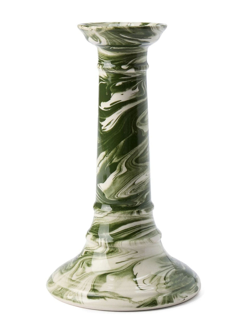 The Conran Shop green Wardour candlestick 17cm - British product