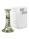 The Conran Shop green Wardour candlestick 17cm - British product
