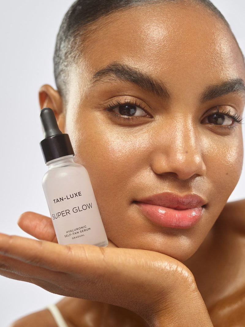 Tan-Luxe Super Glow hyaluronic self-tan serum 30ml - British product