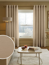 Next Natural Cashew Gleam Made to Measure Curtains- Buy online at McGrocer