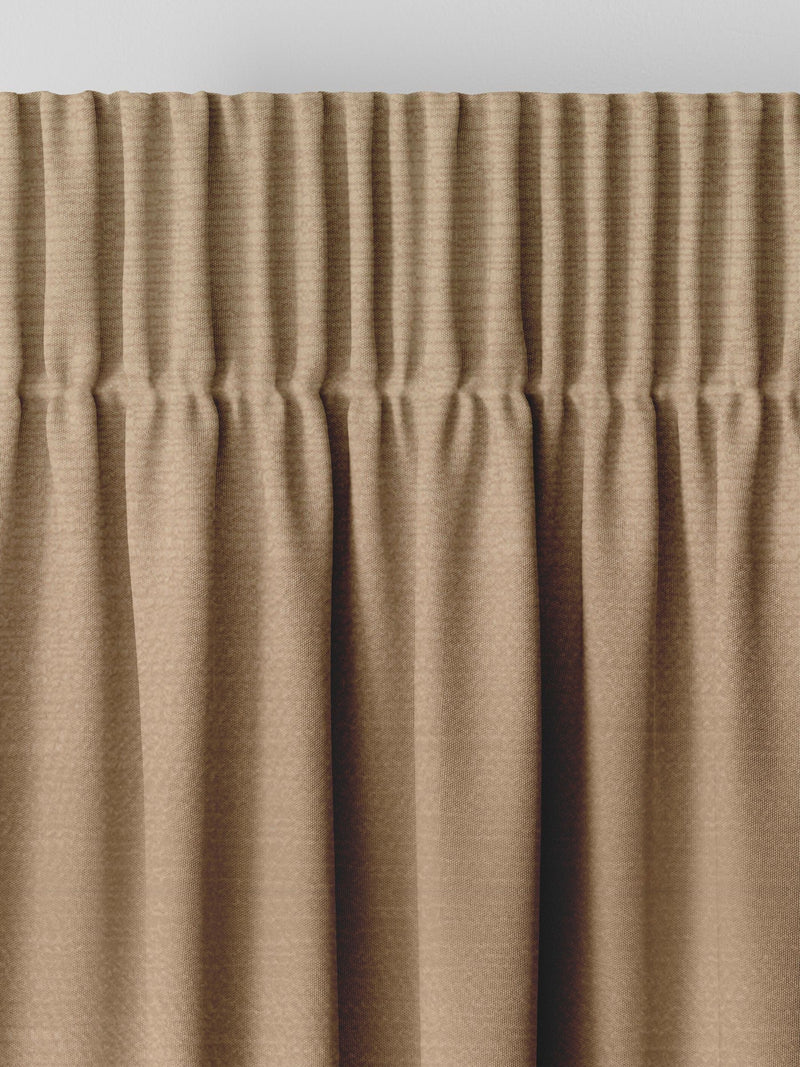 Natural Cashew Gleam made to measure curtains - British product