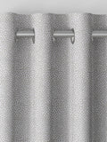 Grey stipple made to measure curtains, imported from the UK