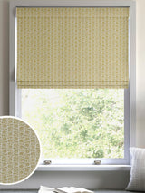 Next Maize Yellow Eliza Made to Measure Roman Blind- Buy online at McGrocer