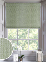 Next Pistachio Green Eliza Floral Print Roman Blind- Buy online at McGrocer