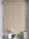 Roman blind natural stripe jacquard made to measure, imported from the UK
