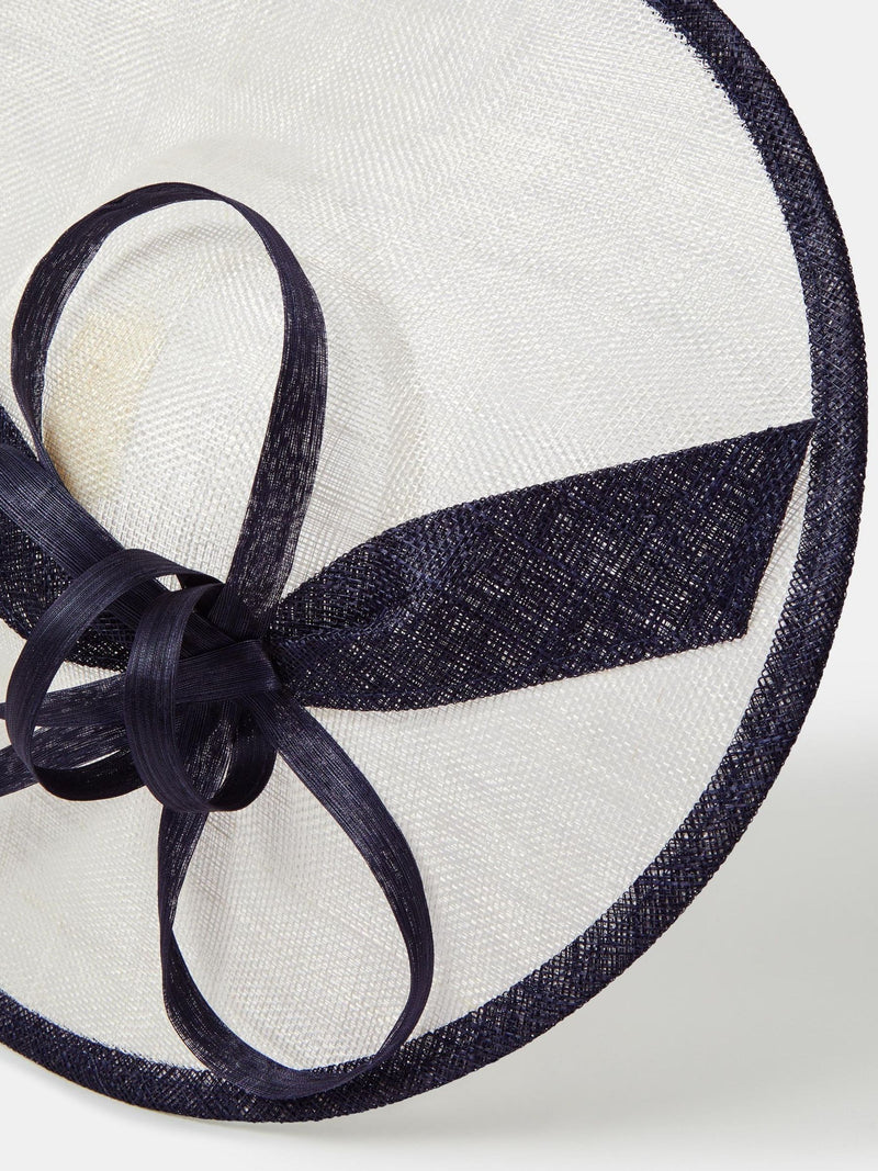 Accessorize blue bow fascinator, imported from the UK