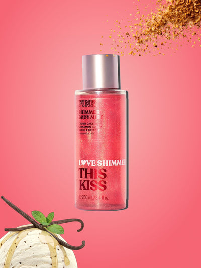 Next Victoria's Secret PINK This Kiss Shimmer Body Mist 236ml- Buy online at McGrocer