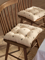 Next Wylder Natural Ramble Bumble Bee 2 Pack Seat Pad Cushion 40x40cm- Buy online at McGrocer