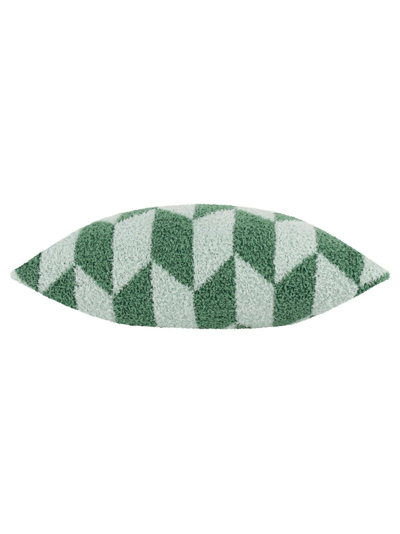 Furn Good For You green geometric cushion 45x45cm, UK version
