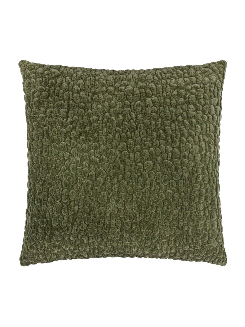 Yard Lichen pebble textured chenille cushion 45x45 - British product