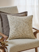 Next Yard Greige Malvern Chenille Fibre Filled Cushion 45x45cm- Buy online at McGrocer