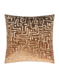 HÖEM Soren cut velvet cushion brown 45x45 - British product