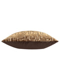 HÖEM Soren cut velvet cushion brown 45x45 - British product