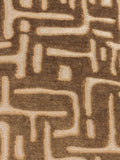 HÖEM Soren cut velvet cushion brown 45x45 - British product