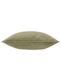 Meridian velvet cushion sage green 55x55cm, UK version
