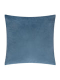 HÖEM Slate Blue Soren cut velvet cushion 45x45cm (British brand)
