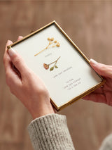 Next Posh Totty Designs Personalised Pressed Flower Message Wall Print 10cm x 15cm- Buy online at McGrocer