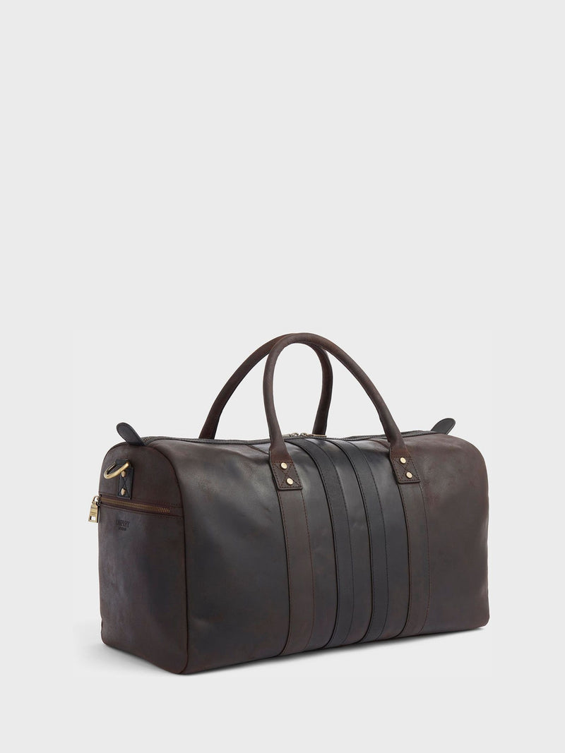 Osprey London Jenson leather holdall bag brown, UK version