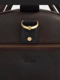 Osprey London Jenson leather holdall bag brown, UK version