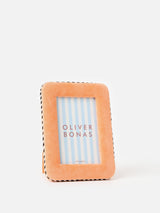 Next Oliver Bonas Orange Dulce Velvet Photo Frame 6x4- Buy online at McGrocer