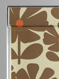 Orla Kiely roman blind wildflower coffee 730x730mm - British product