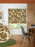 Orla Kiely roman blind wildflower coffee 730x730mm - British product
