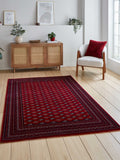 Think Rugs Red Dubai traditional rug (British brand)